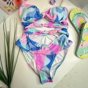 Kiki Rio NEW Desert Oasis One-piece Swimsuit Sz Medium